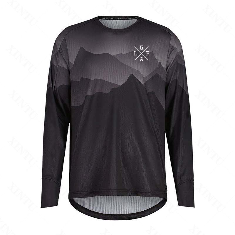 Mountain Biking Shirts - Men's Motorcycle Lrga Jersey MTB BMX