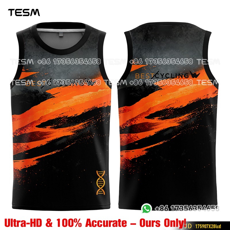 Mountain Biking Shirts - Kid Men Sleeveless Vest Breathable Quick-Dry