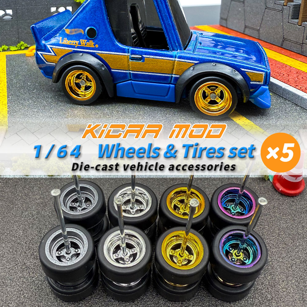 Tire Insert Foam - 1/64 Model Detachable Wheels Rubber Slick