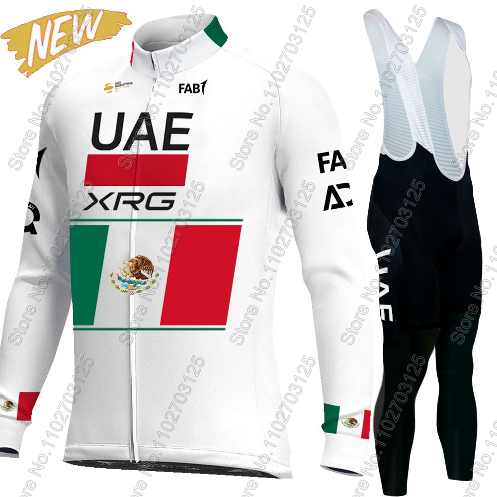 Mountain Biking Uniform - UAE Team Cycling 2026 Mexico Jersey