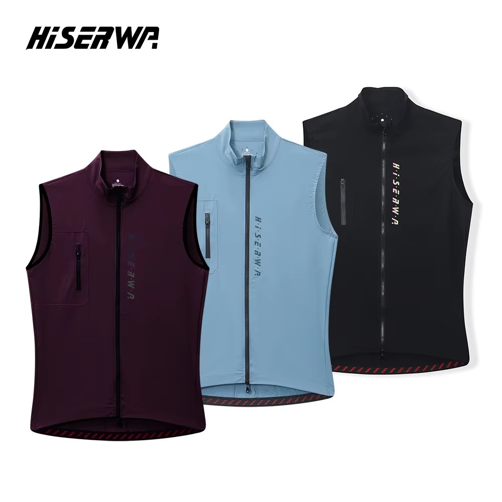 Mountain Biking Vest - HISERWA Men Cycling Vest Sleeveless Pro