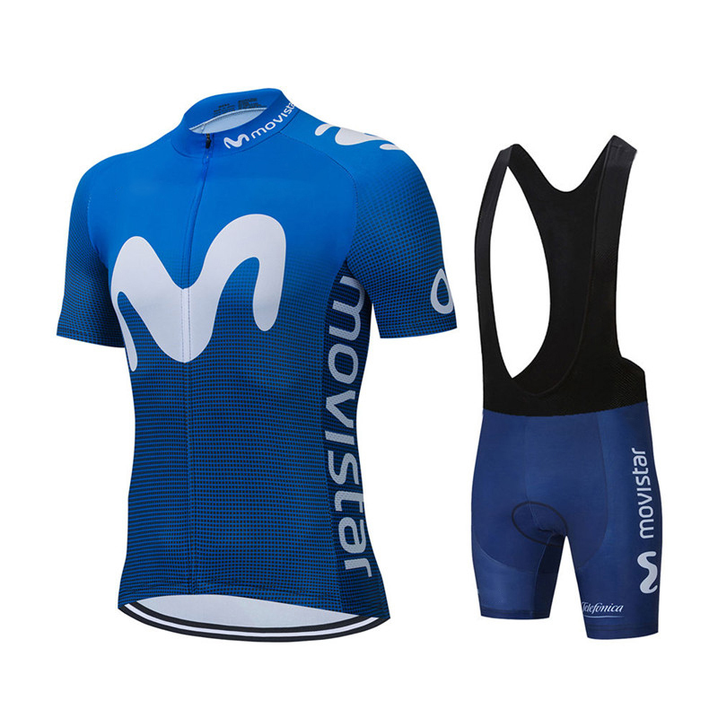 Mountain Biking Uniform - New Summer Movistar Team Cycling Jersey