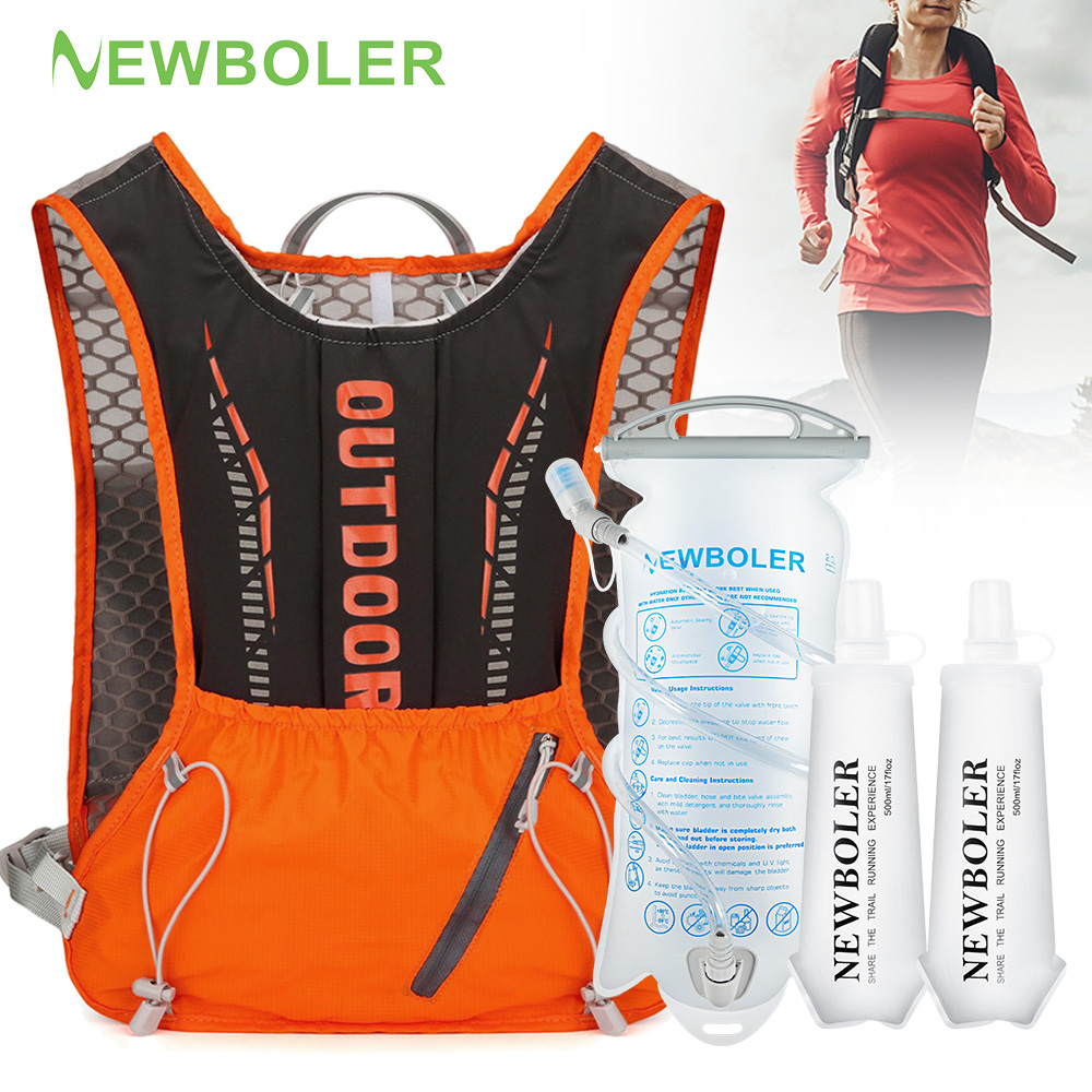 Mountain Biking Vest - NEWBOLER Outdoor Sports Running Bag Breathable
