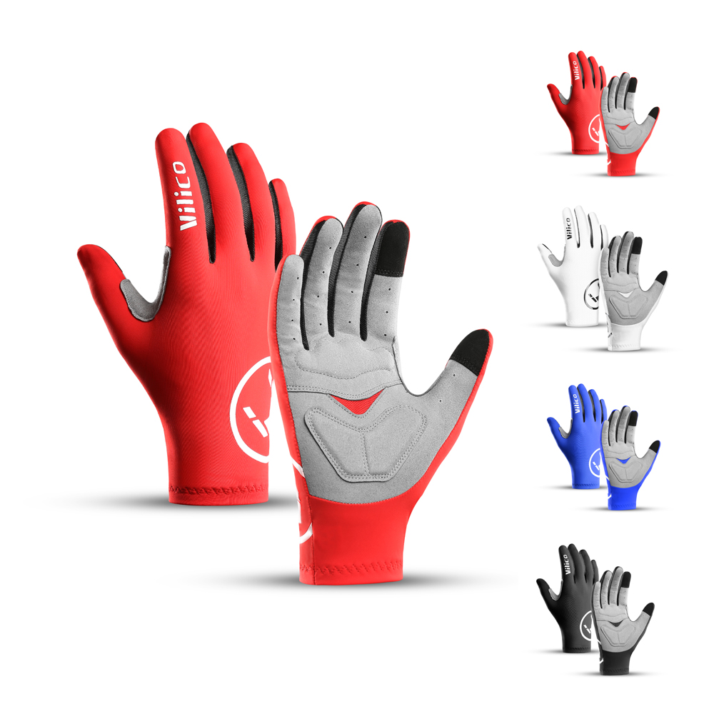 Mountain Biking Gloves - 1Pair Vilico Full Finger Cycling Gloves,
