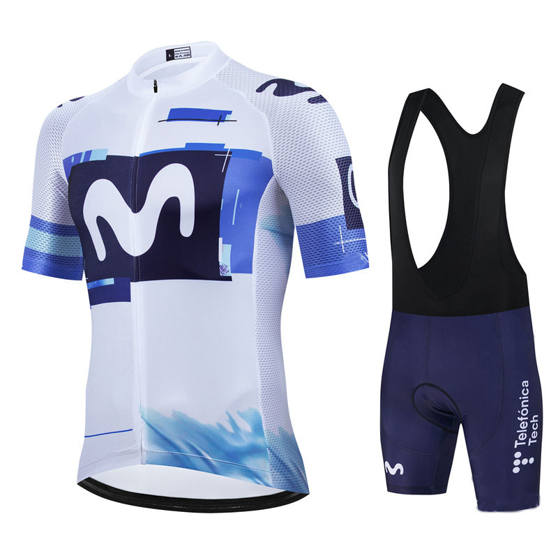 Mountain Biking Uniform - Movistar Pro Team Summer Cycling Jersey
