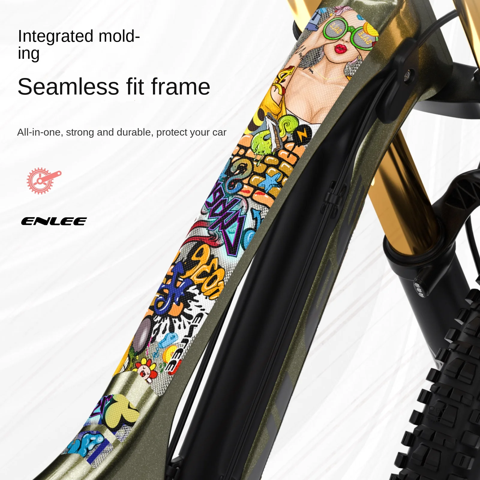 Mountain Biking Colorado - ENLEE Bike Protection Film Mountain Bike