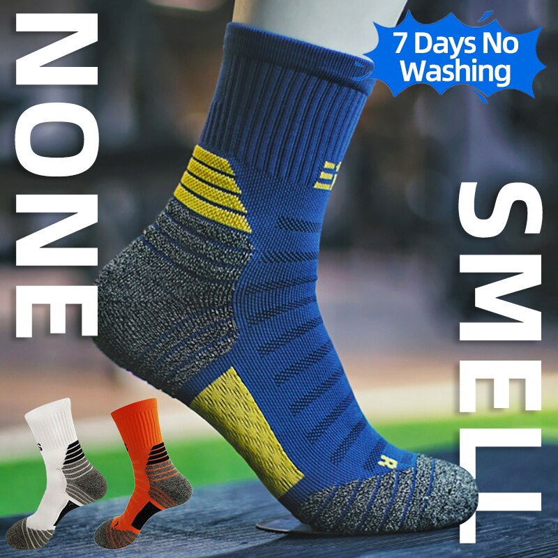 Mountain Biking Socks - Deodorant Nano Copper Sports Socks for