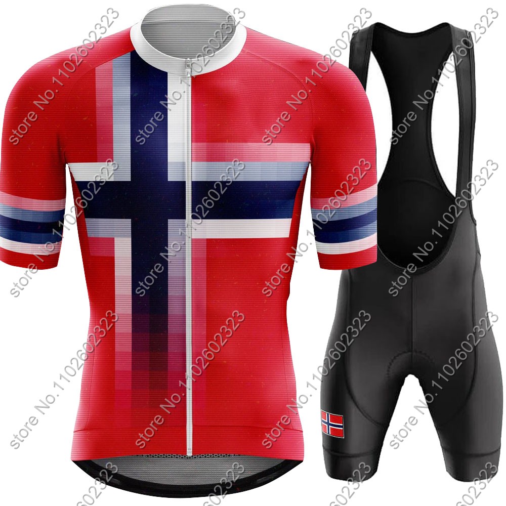 Mountain Biking Uniform - 2024 Norway Cycling Jersey National Team