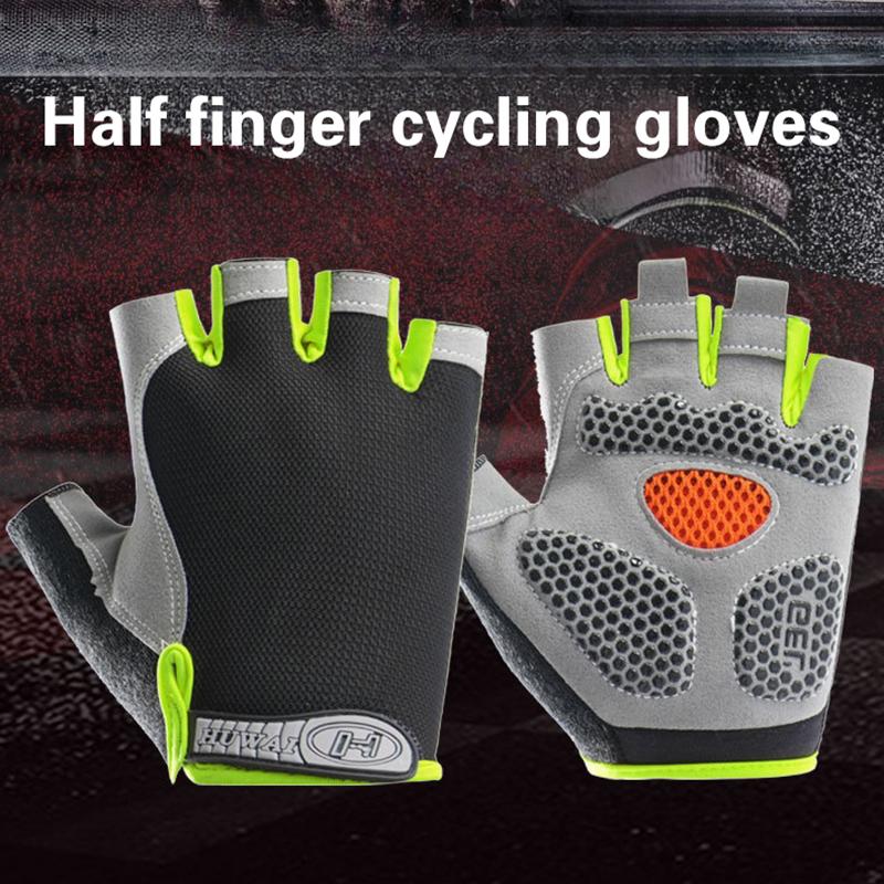 Fingerless Cycling Gloves Anti - Mountain Biking Gloves 评论和价格