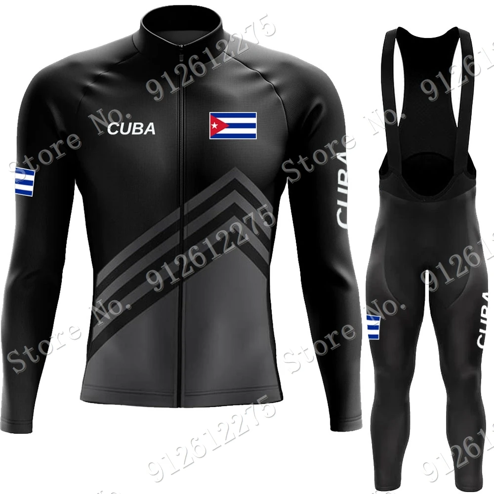 Cuba Cycling Jersey Set Cyclin - Mountain Biking Uniform 评论和价格