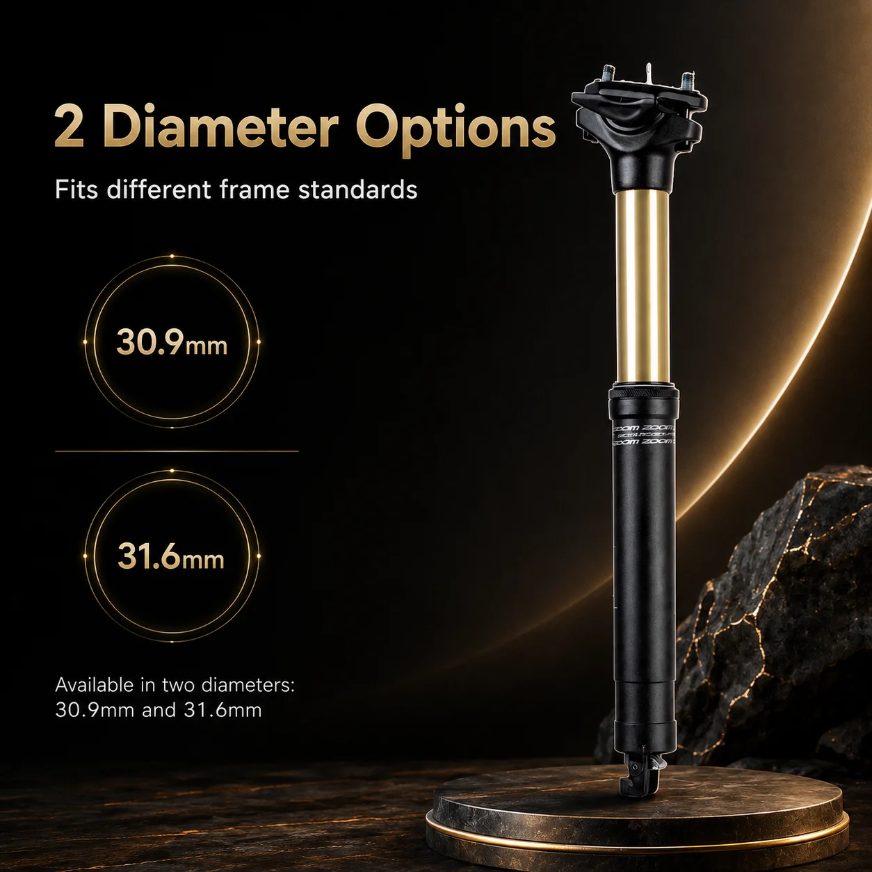 ZOOM Suspension Dropper Seatpo - Dropper Post Remote 评论和价格