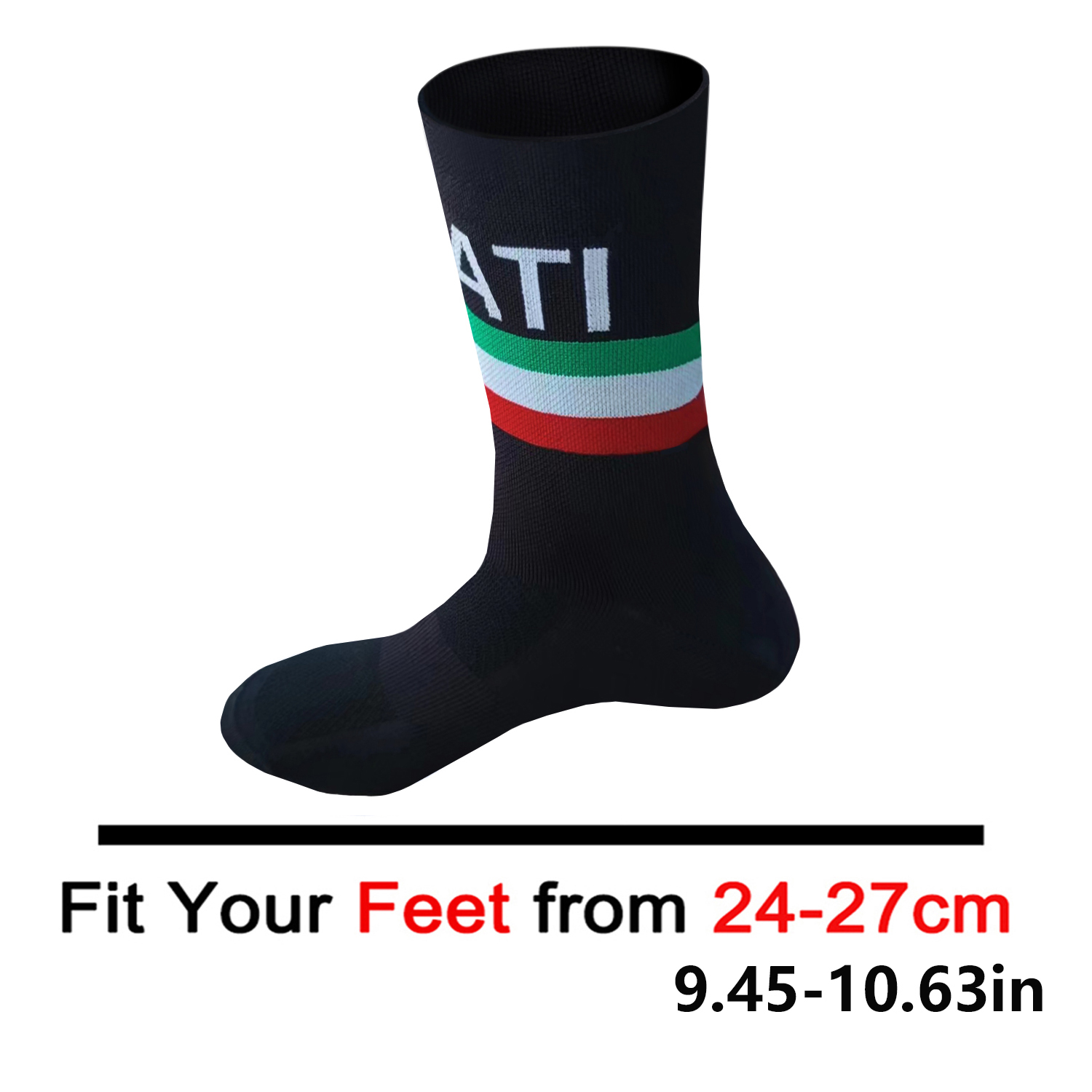 ITALIA Cycling Socks Quick Bla - Mountain Biking Socks 评论和价格