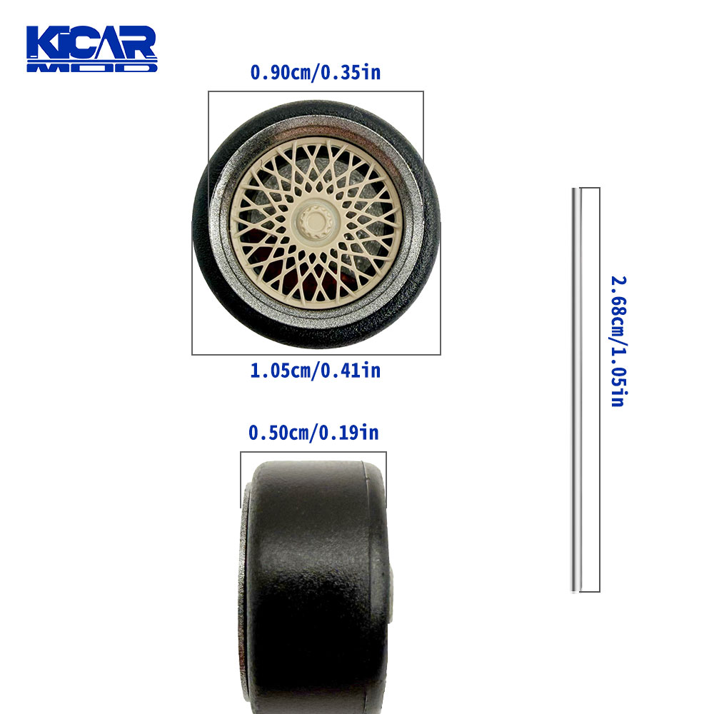 1/64 Model Car Wheels with Rub - Tire Insert Foam 评论和价格