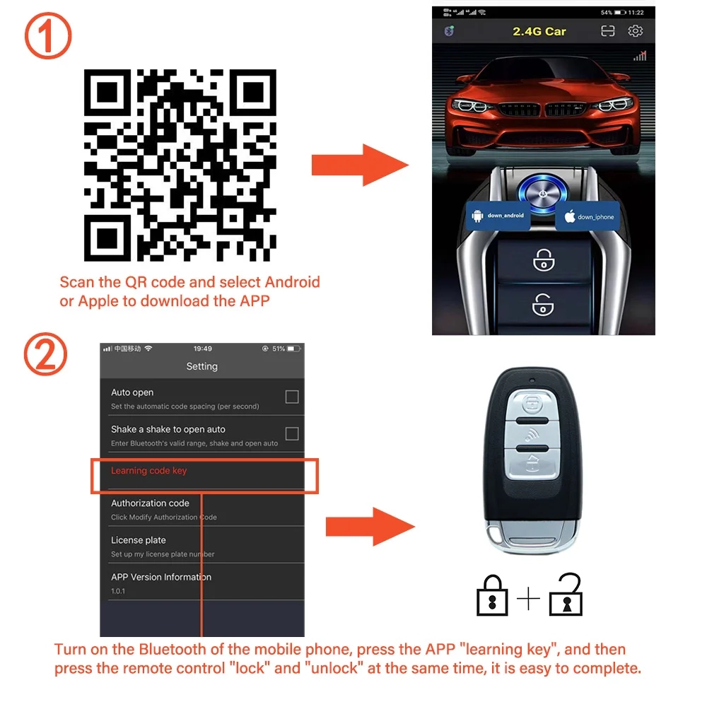 Universal Car Alarm Auto Start - Dropper Post Remote 评论和价格