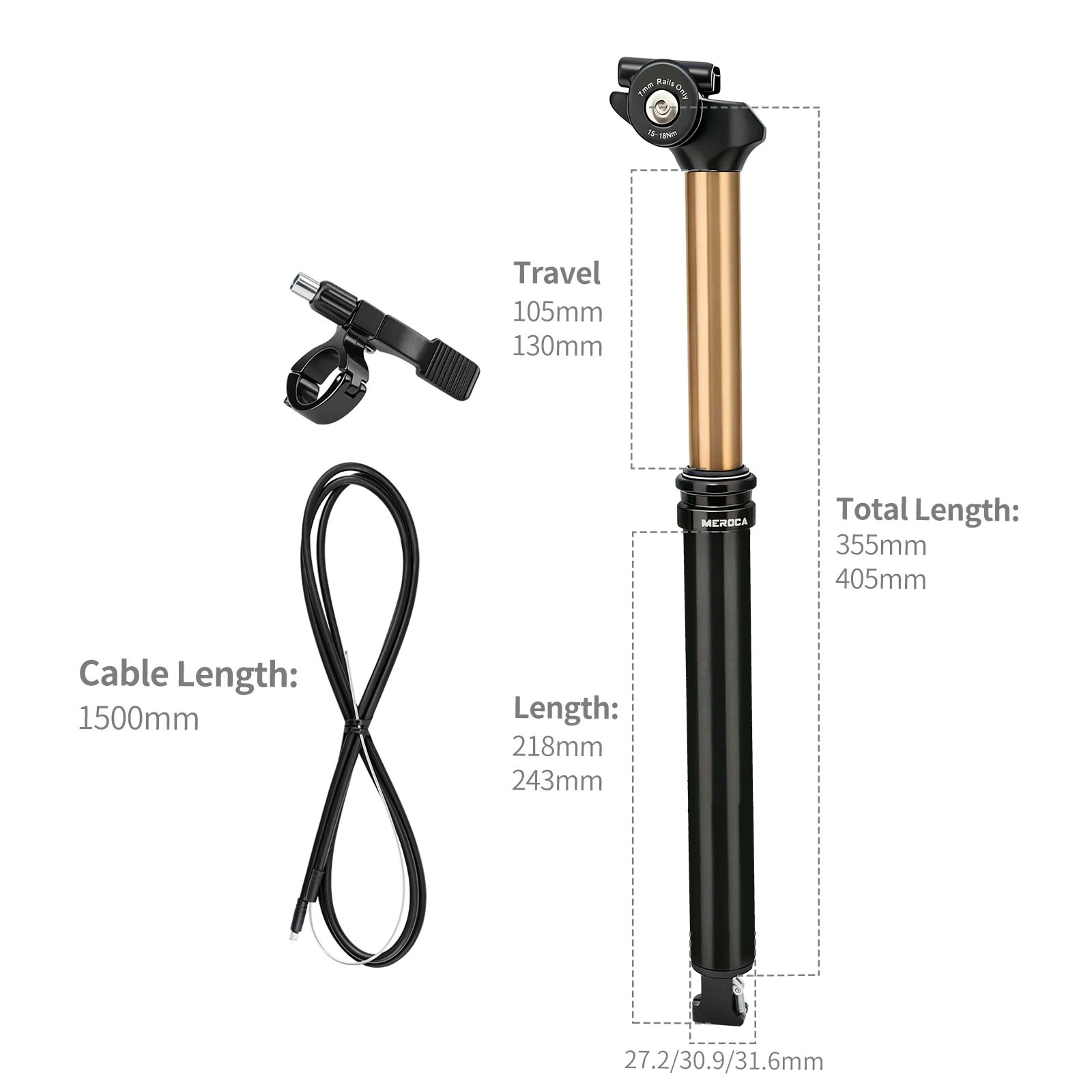 Wireless Dropper Seatpost Mtb  - Dropper Post Remote 评论和价格