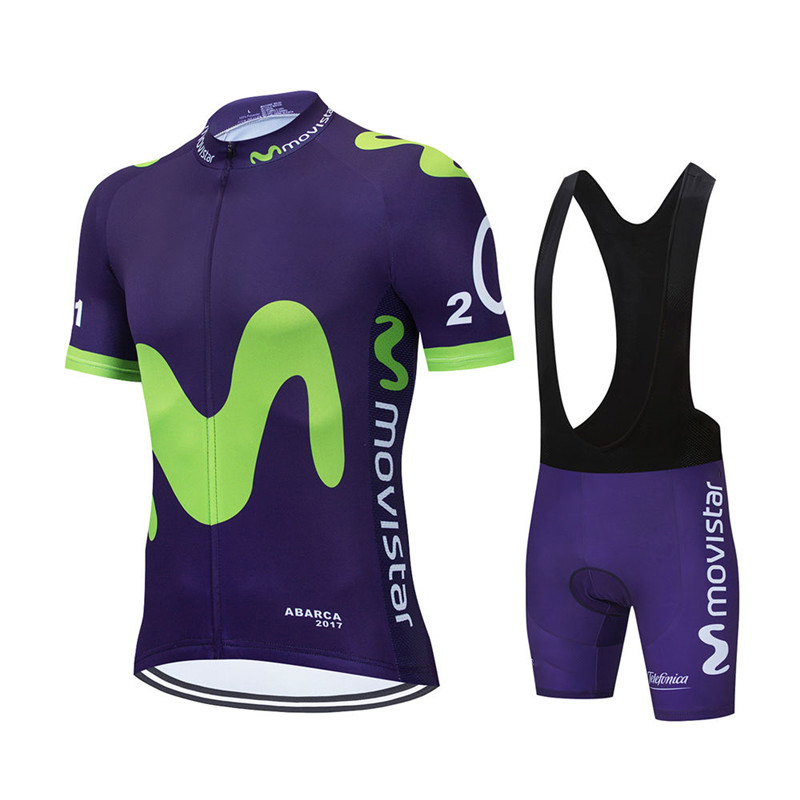 New Summer Movistar Team Cycli - Mountain Biking Uniform 评论和价格