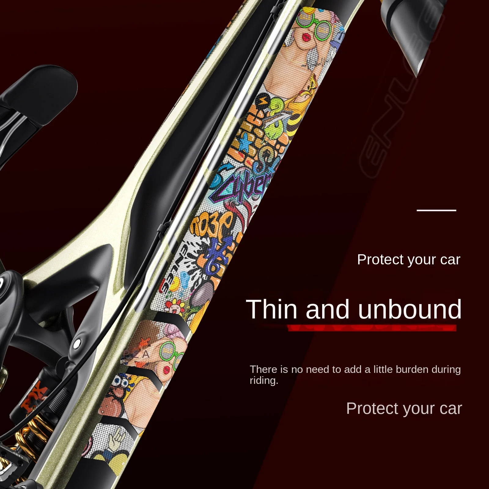 ENLEE Bike Protection Film Mou - Mountain Biking Colorado 评论和价格