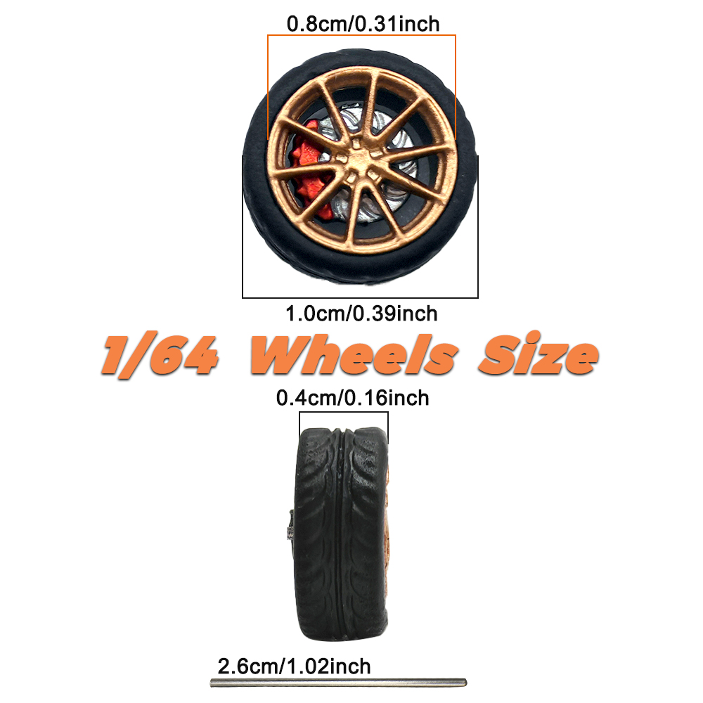 1/64 Model Car Wheels Tires 8  - Tire Insert Foam 评论和价格