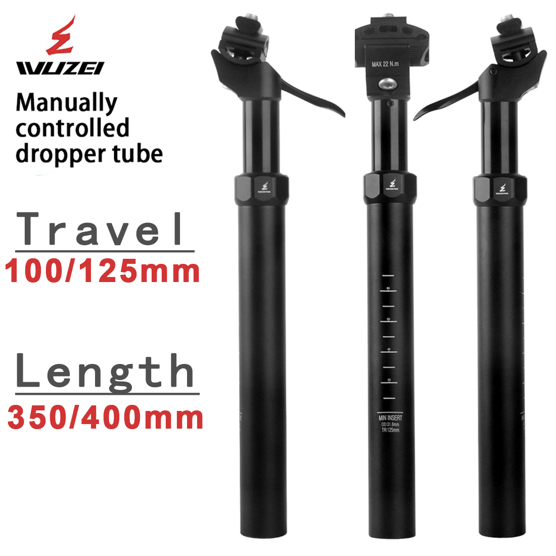 WUZEI MTB Manual Control Dropp - Dropper Post Remote 评论和价格